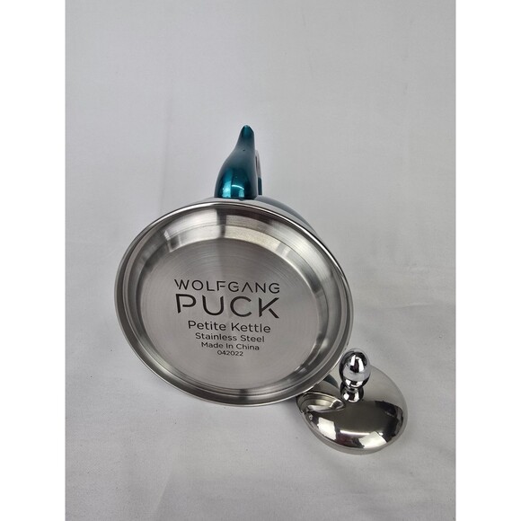 New Wolfgang Puck Petite Tea Kettle Turquoise in Original Box - Picture 4 of 6
